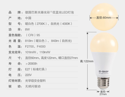 巴斯夫臻光彩LED照明系列
